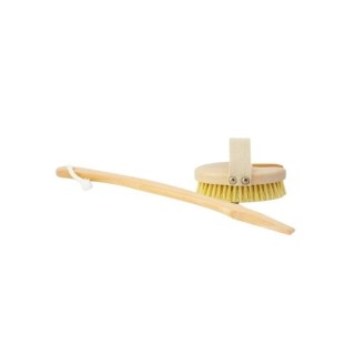 HHUUMM Dry body massage brush with stick no.2 Tampico fiber 1 piece