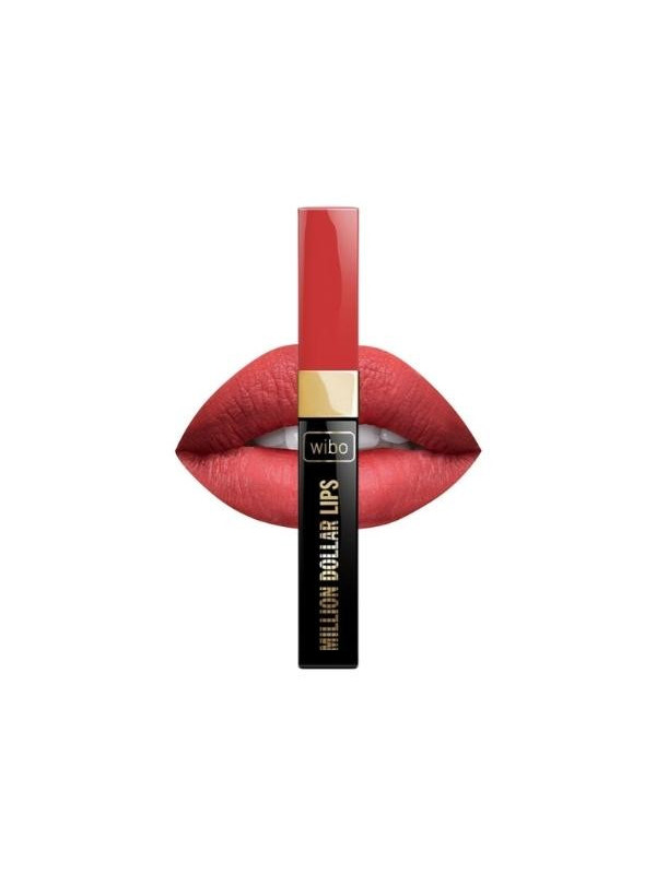 Wibo Million Dollars Lips Lipstick /4 excellente, fluweelzachte consistentie garandeert nauwkeurige dekking, matte finish