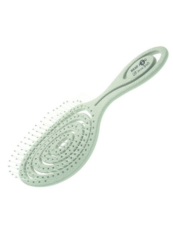 Head Jog Sage Biodegradable Hairbrush 1 piece