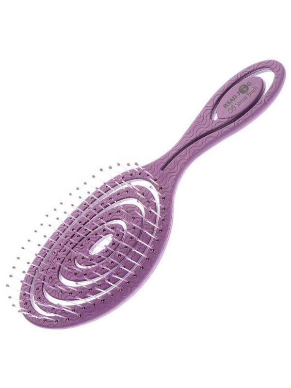 Head Jog Biodegradable Blackberry Hair Brush 1 piece