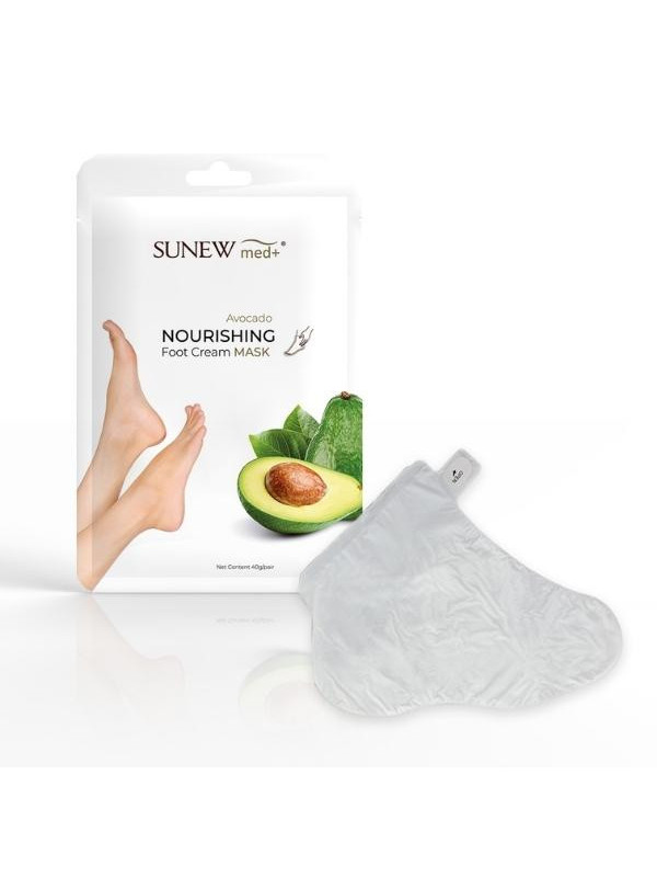 Sunew Med+ intensief hydraterend Avocado voetmasker 1 paar