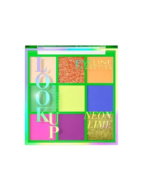 Eveline Eye shadows 9 colors Neon Lime