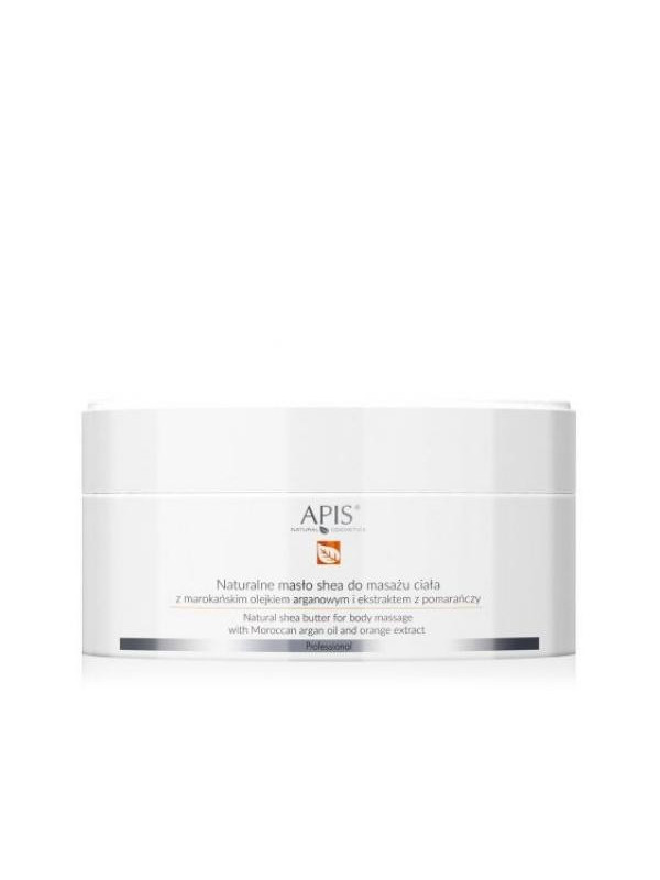 Apis Orange Terapis natural Shea butter for body massage with Moroccan argan oil and orange extract