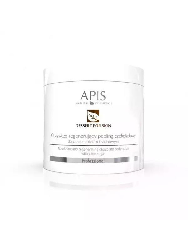 Apis Dessert for Skin voedende en regenererende Peeling van chocolade met rietsuiker