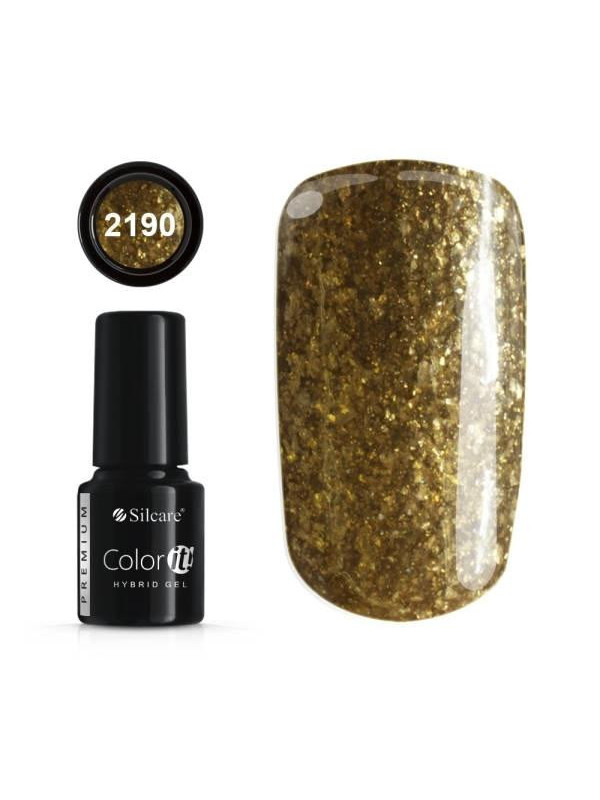 Silcare Color IT Hybrid varnish /2190/ Gold 6 g