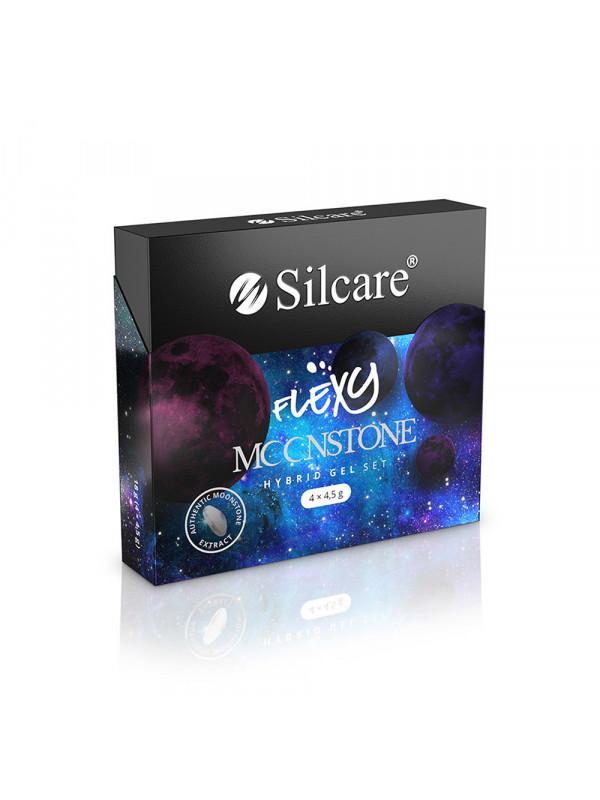 Silcare Set Moonstone Hybride nagellakken 4 x 4, 5 g