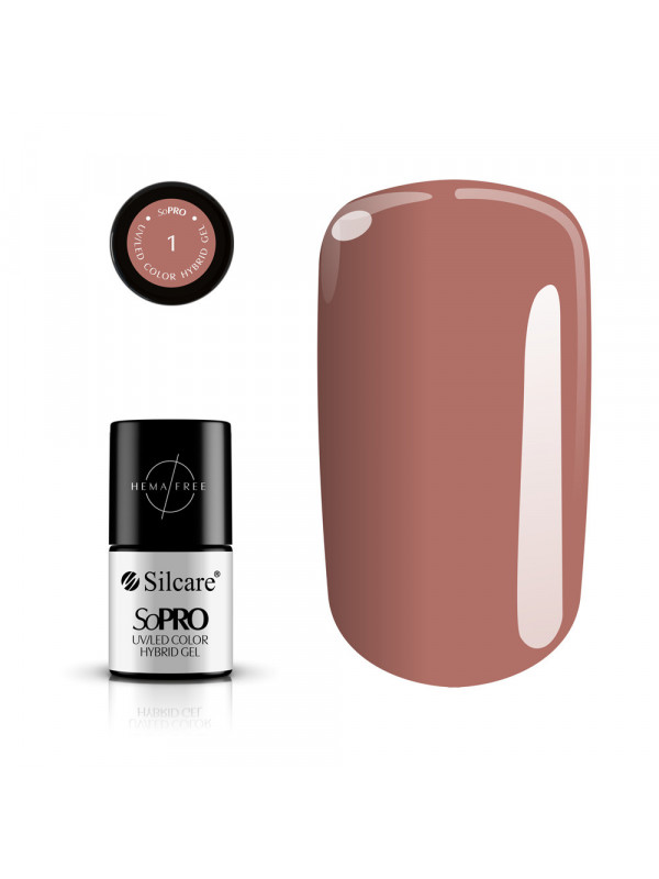 Silcare SoPro Hybrid varnish for sensitive nails /001/ 7 g