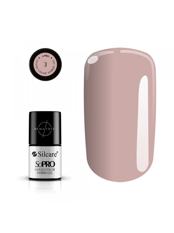 Silcare SoPro Hybrid varnish for sensitive nails /003/ 7 g