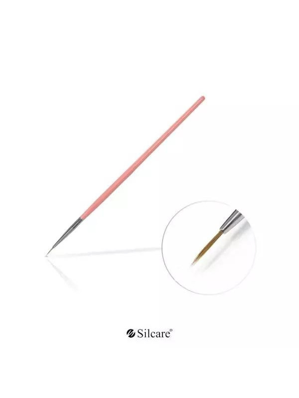 Silcare Brush for decorating /0/ Pink 1 piece