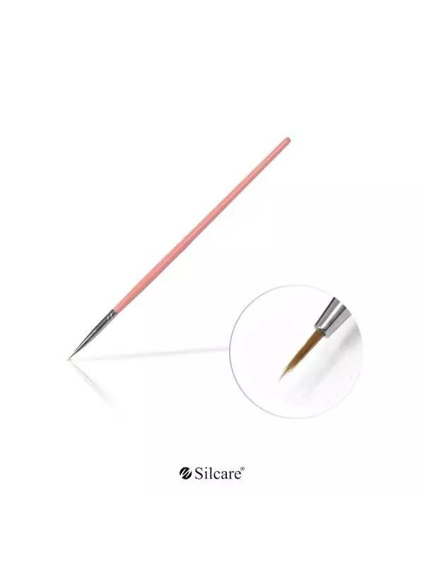 Silcare Brush for decorating /00/ Pink 1 piece