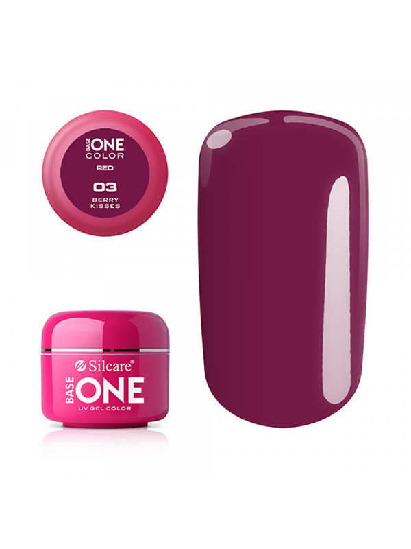 Silcare Base One Colour UV Gel /03/ Red Berry Kisses 5 g