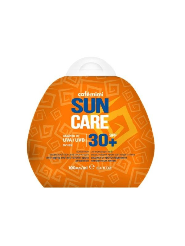 Cafe Mimi Sun Care zonnebrandcrème Gezichts- en lichaamscrème SPF30 + 100 ml