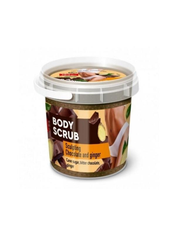 FitoKosmetik Organic Modeling Body Scrub Chocolade en Gember 155 ml