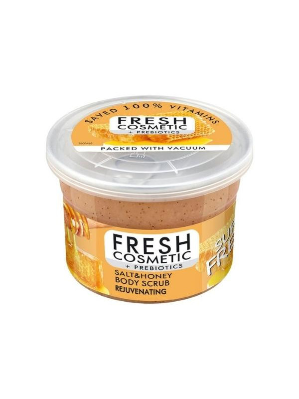 FitoKosmetik Fresh Cosmetic rejuvenating Body Peeling Honey and Salt 180 ml