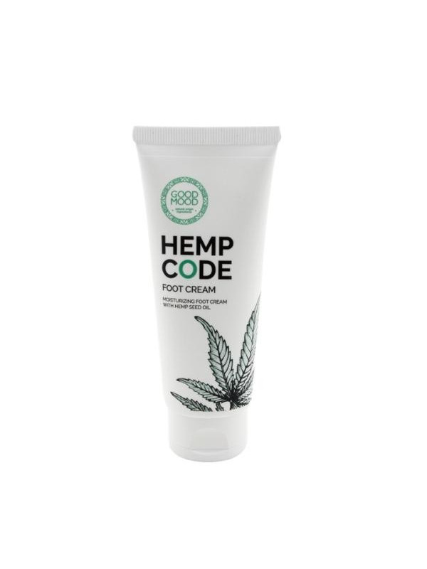 Good Mood Hemp Code Vochtinbrengende voetcrème voor de droge en normale huid