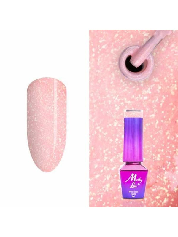 MollyLac /501/ Bling it on! Innocent Hybrid Nail Polish 5 ml