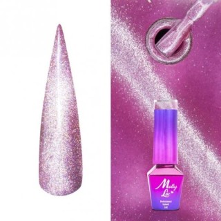 MollyLac /443/ Womanity Cat Eye Hybrid Lacquer Amethyst 5 ml