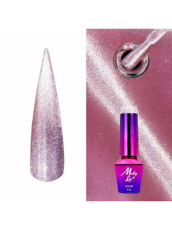 MollyLac /441/ Womanity Cat Eye Hybrid Lacquer Lipstick 5 ml