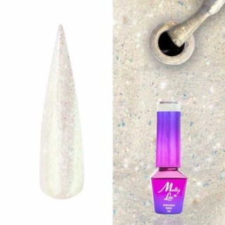 MollyLac /597/ Mermaid Whispers Hybrid Nail Polish Pearl Elixir 5 ml