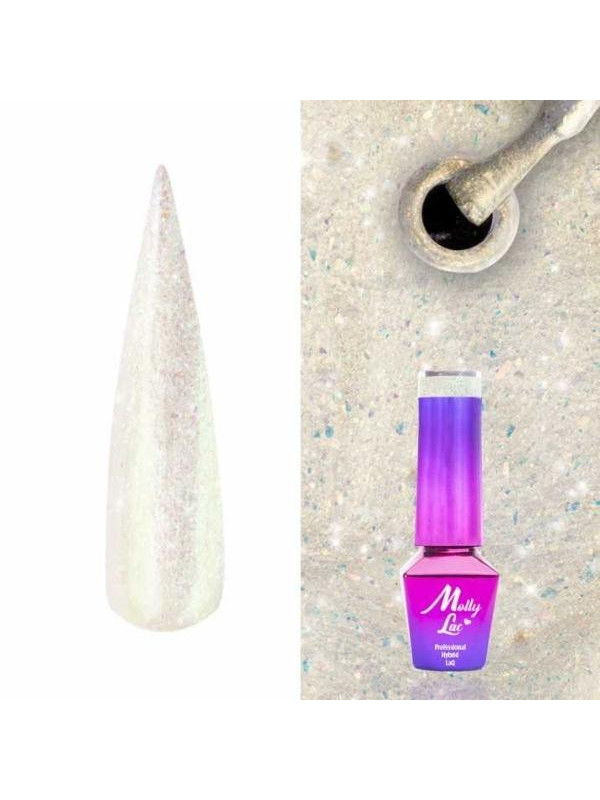 MollyLac /597/ Mermaid Whispers Hybride Nagellak Pearl Elixir 5 ml