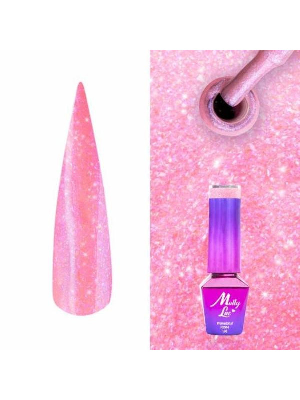 MollyLac /594/ Mermaid Whispers Hybrid Lacquer Siren Lips 5 ml