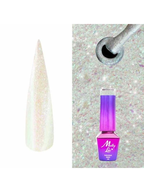 MollyLac /598/ Mermaid Whispers Hybride Nagellak Soul-Ty 5 ml