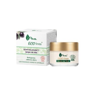 Ava Eco Linea gecertificeerde natuurlijke revitaliserende nachtcrème 50 ml