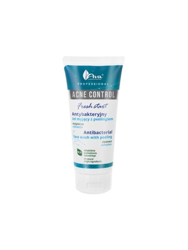 Ava Acne Control Professional antibacterial washing gel with scrub Fresh Start 200 ml