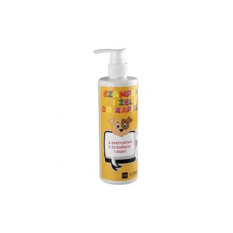 HiSkin Kids Shampoo and Bath Gel with Peach and Papaya extract