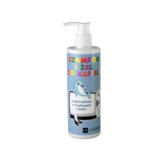 HiSkin Kids Shampoo and Bath Gel with Strawberry and Raspberry Extract