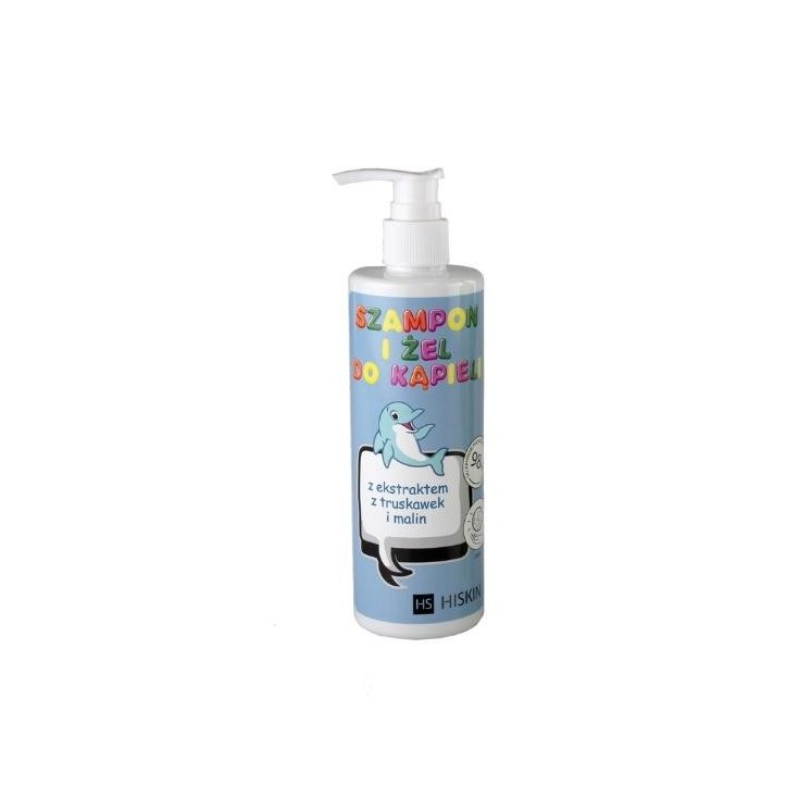 HiSkin Kids Shampoo en Badgel met Aardbei- en Frambozenextract