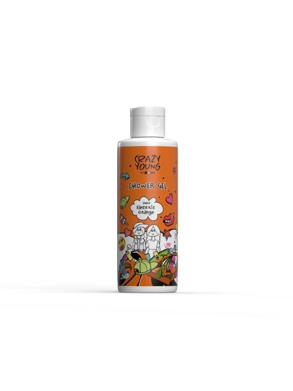 HiSkin Crazy Young Douchegel Elektrisch Orange 100 ml