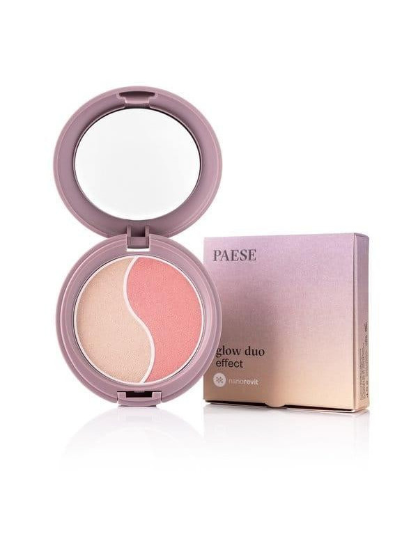 Paese Nanorevit Glow Duo Illuminating poeder en blush Nanorevit Glow Duo Effect