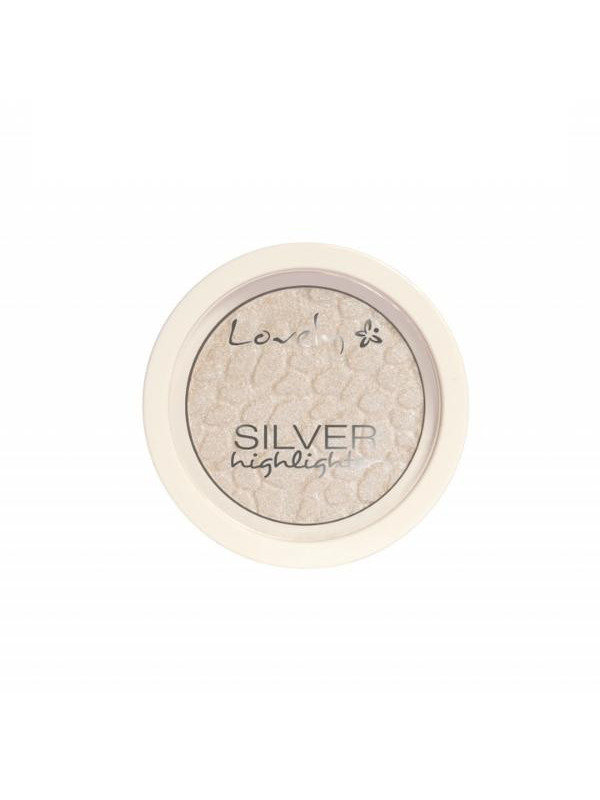 Lovely Silver unique face highlighter in stone