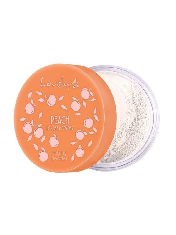 Lovely Peach transparent face powder 9 g