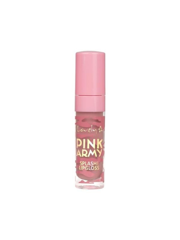 Lovely Pink Army Splash Lip gloss with glass gloss /3/