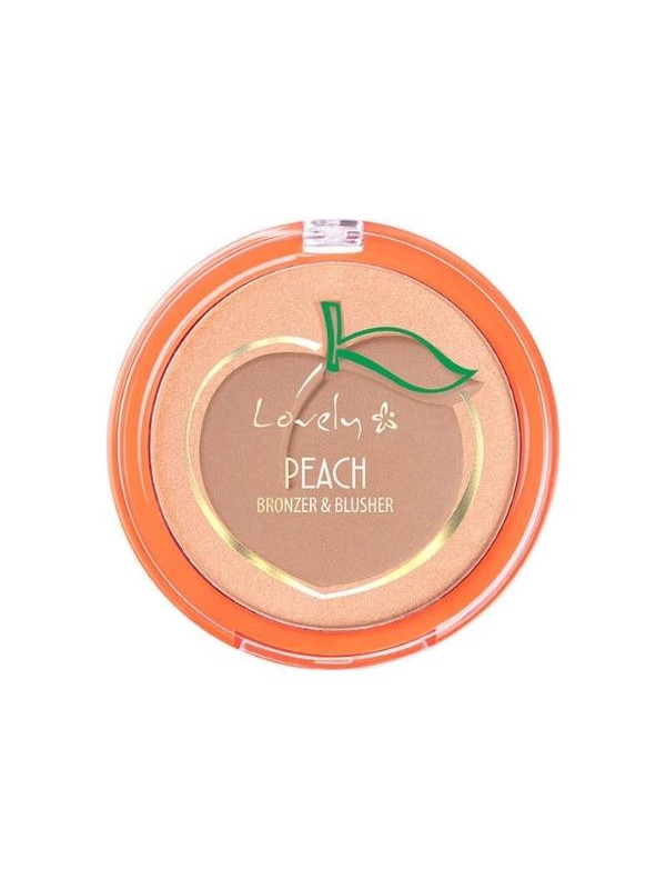 Lovely Peach Duo Bronzer en Face Contouring Highlighter 7 g