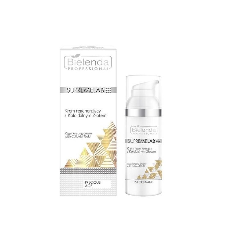 Bielenda Professional SupremeLab Precious Age regenererende crème met colloïdaal goud