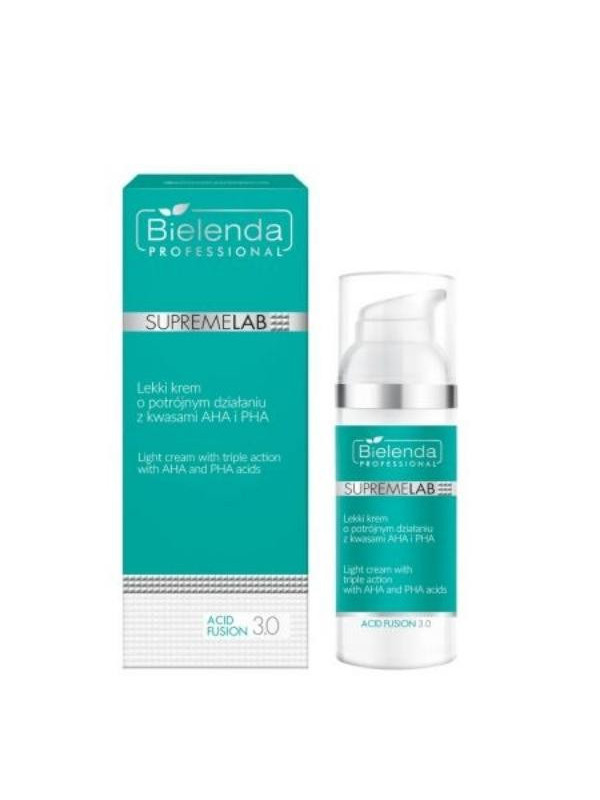 Bielenda Professional SUPREMELAB Acid Fusion 3.0 light Face cream with triple action with AHA and PHA acids