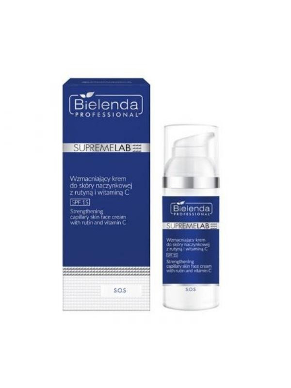 Bielenda Professional Crème voor de couperosehuid met Rutine en Vitamine C SPF15