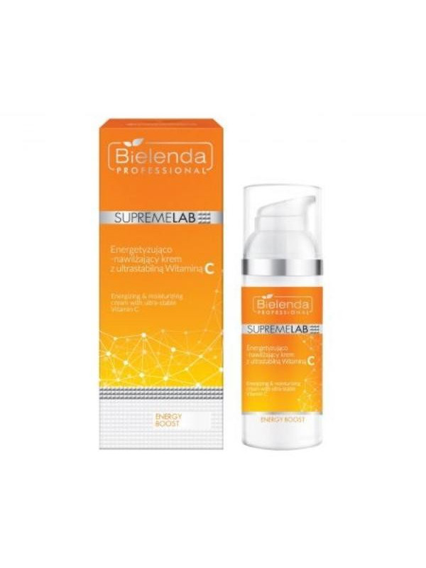 Bielenda Professional SUPREMELAB Energy Boost stimulerende en hydraterende crème met ultrastabiele vitamine C