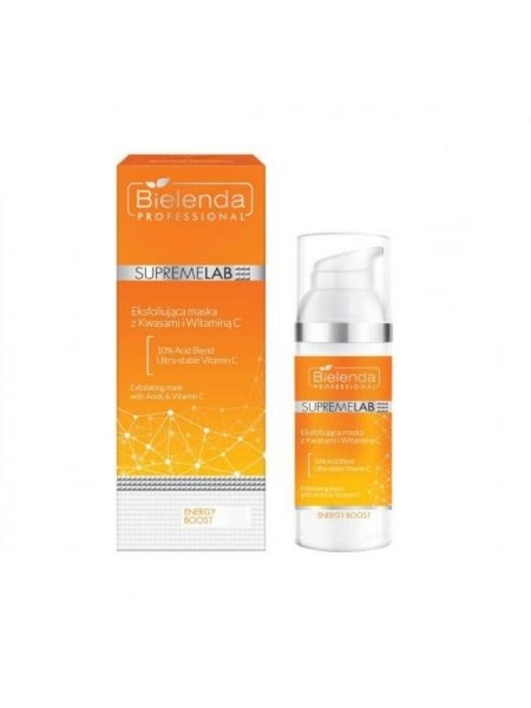 Bielenda Professional SUPREMELAB Energy Boost Face Mask with Acids and Vitamin C