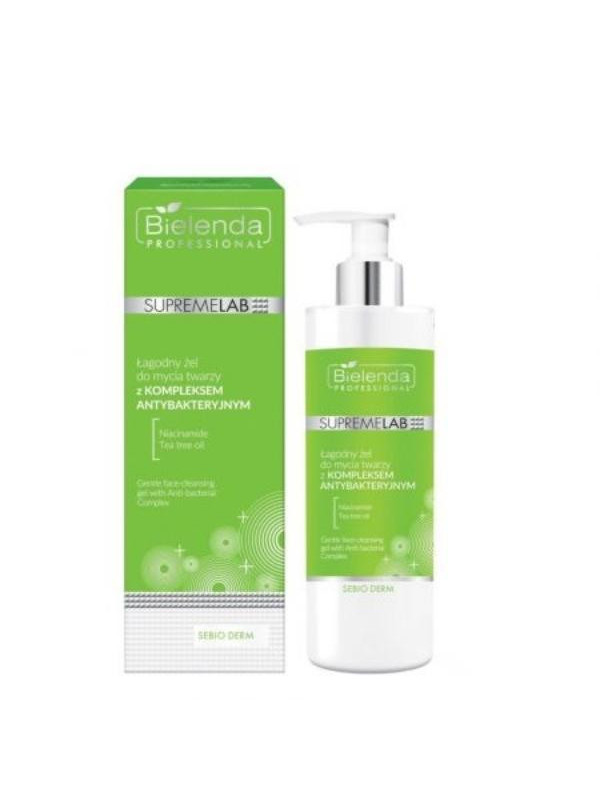 Bielenda Professional SUPREMELAB Sebio Derm milde gezichtswasgel met een antibacterieel complex