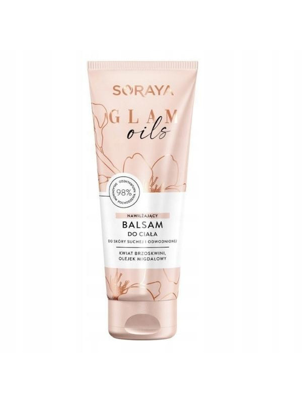 Soraya Glam Oils Moisturizing Body Lotion Peach Blossom and Almond Oil