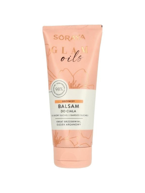 Soraya Glam Oils Nourishing Body Lotion Peach Blossom and Argan Oil