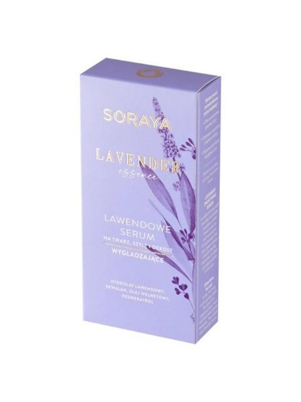 Soraya Lavender Essence Smoothing Lavender Serum for face, neck and cleavage