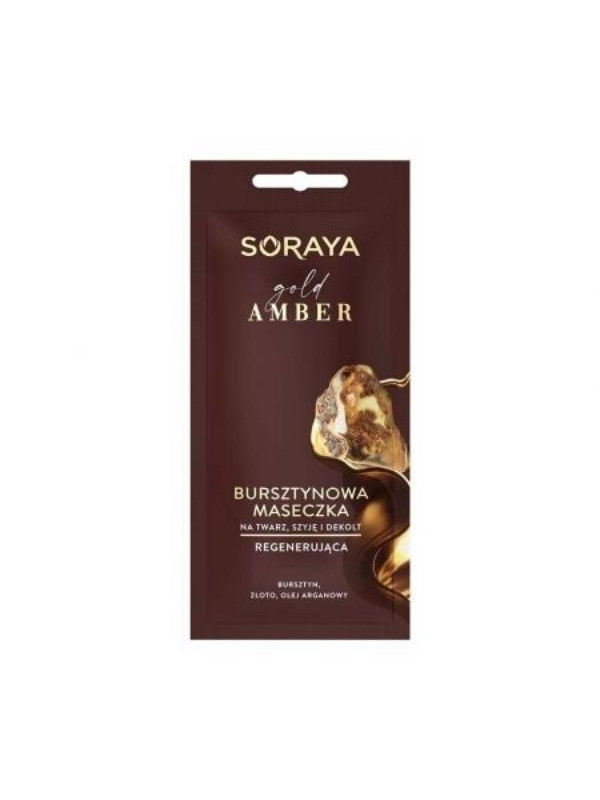 Soraya Gold Amber Regenererend Masker voor Gezicht, Hals en Decolleté 8 ml