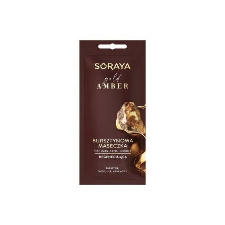 Soraya Gold Amber Regenerating Mask for Face, Neck and Neckline 8 ml