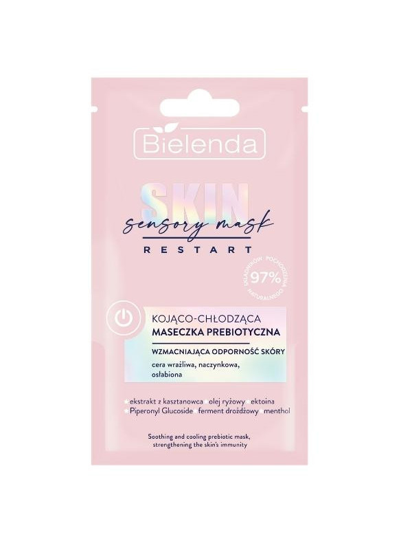 Bielenda Skin Restart Sensory Mask kalmerend en verkoelend prebiotisch masker