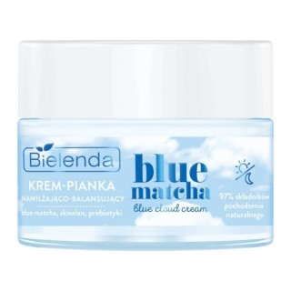 Bielenda Blue Matcha Hydraterende en balancerende creme-foam